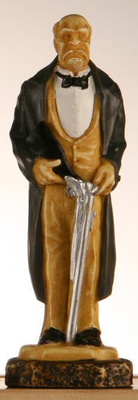SINGLE REPLACEMENT PIECES: The Sherlock Holmes Chess Pieces - SAC Hand Decorated - Parts - Chess-House